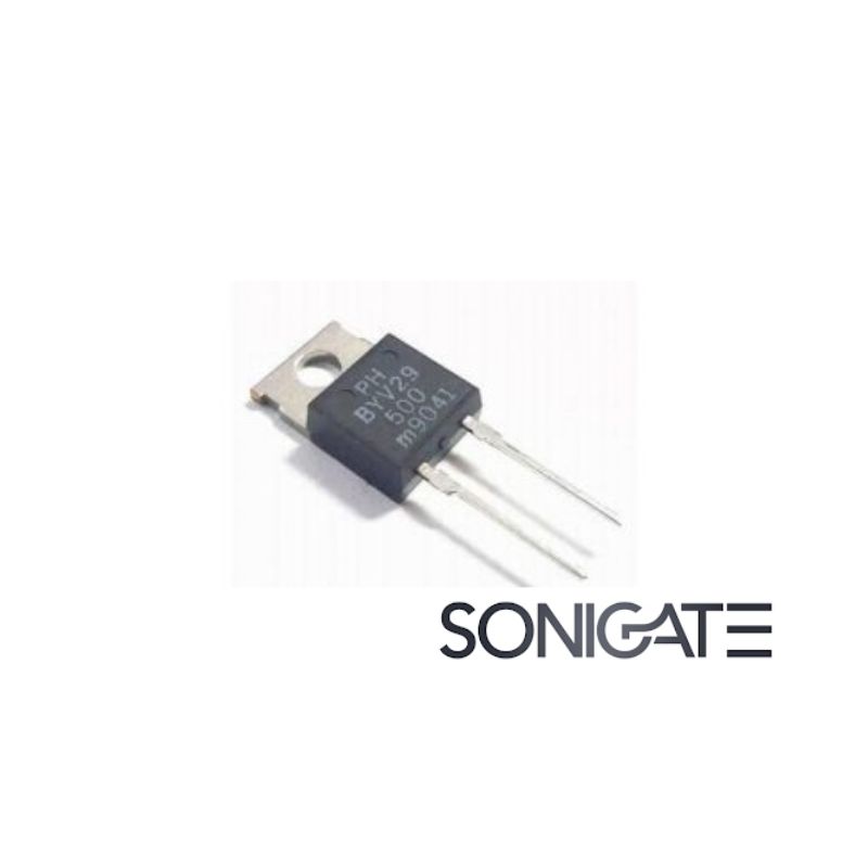 Diodo BYV29-500 S 17k – diodo ultrarrápido 500V 8A