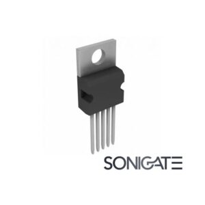 Regulador **LM2576T-5** 5 V 3 A step-down. Alta eficiência, estabilidade e fiabilidade. Ideal para fontes chaveadas, electrónica industrial e sistemas embarcados.