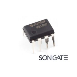 RC Timer temporizador integrado até 16 V e 500 kHz. Ideal para geração de impulsos, atrasos temporais e osciladores RC em electrónica.