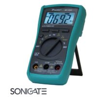 Multímetro digital Pro’sKit MT-1232 Auto Range CAT III. Medições precisas e seguras para electrónica e instalações eléctricas.