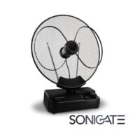 Antena TDT interior amplificada para melhor recepção de canais digitais (UHF/VHF). Solução prática e compacta para TV digital em espaços interiores.SoNIGATE LEIRITRONICA LEIRIA OUREM MARINHA GRANDE