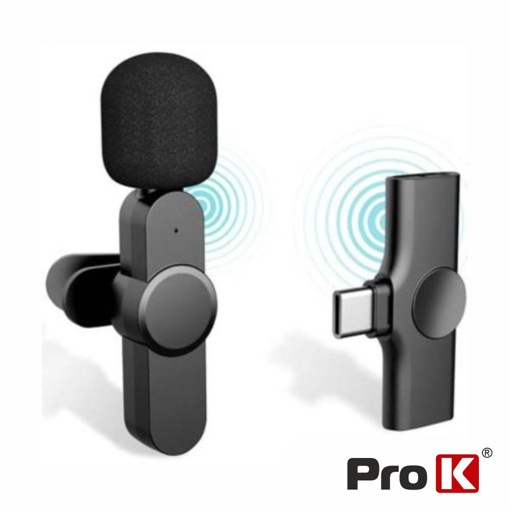 Microfone De Lapela Sem Fios USB C microfone-de-lapela-sem-fios-usb-c