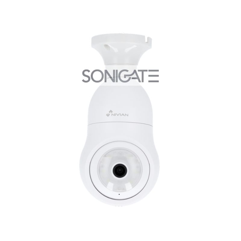 câmara oculta lâmpada, câmara lâmpada inteligente, câmara Smart 2K, câmara NIVIAN 2K, câmara Wi-Fi lâmpada, câmara de vigilância 2K, câmara IP interior, videovigilância Wi-Fi, câmara de segurança discreta, lâmpada com câmara