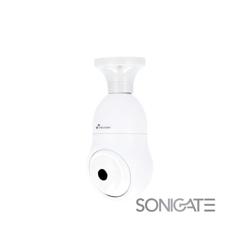 câmara oculta lâmpada, câmara lâmpada inteligente, câmara Smart 2K, câmara NIVIAN 2K, câmara Wi-Fi lâmpada, câmara de vigilância 2K, câmara IP interior, videovigilância Wi-Fi, câmara de segurança discreta, lâmpada com câmara