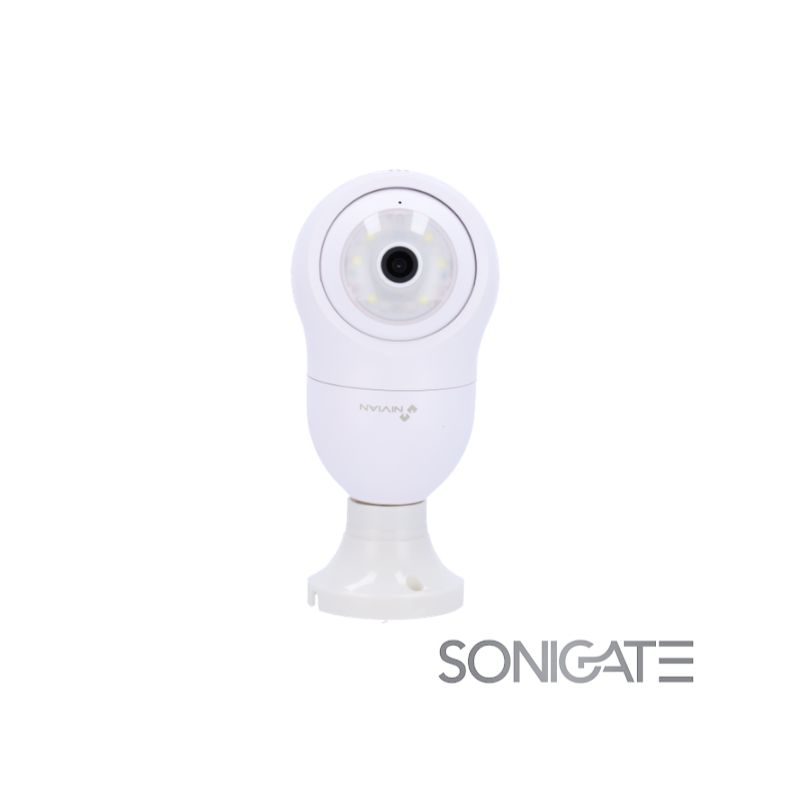 câmara oculta lâmpada, câmara lâmpada inteligente, câmara Smart 2K, câmara NIVIAN 2K, câmara Wi-Fi lâmpada, câmara de vigilância 2K, câmara IP interior, videovigilância Wi-Fi, câmara de segurança discreta, lâmpada com câmara