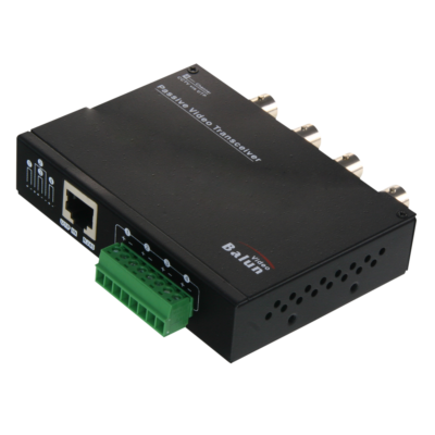 Balun Vídeo 4x BNC para 1x RJ45