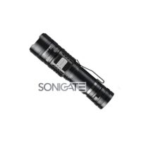 Lanterna LED 36W 2200lm SUPERFIRE V8-S recarregável com função powerbank. Alta potência, resistente e ideal para uso profissional e outdoor.