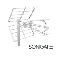 Antena TDT exterior NIMO ANT501 HORIZON com ganho 15 dB e filtro 4G/5G LTE. Recepção estável e sem interferências. SONIGATE LEIRITRONICA LEIRIA OUREM MARINHA GRANDE