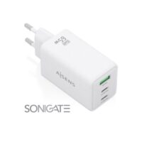 carregador parede 65W, carregador USB-C 65W, carregador AISENS, carregador USB e USB-C, carregador rápido 65W, carregador Power Delivery, carregador GaN 65W, carregador portátil USB-C, carregador para portátil USB-C, carregador universal 65W