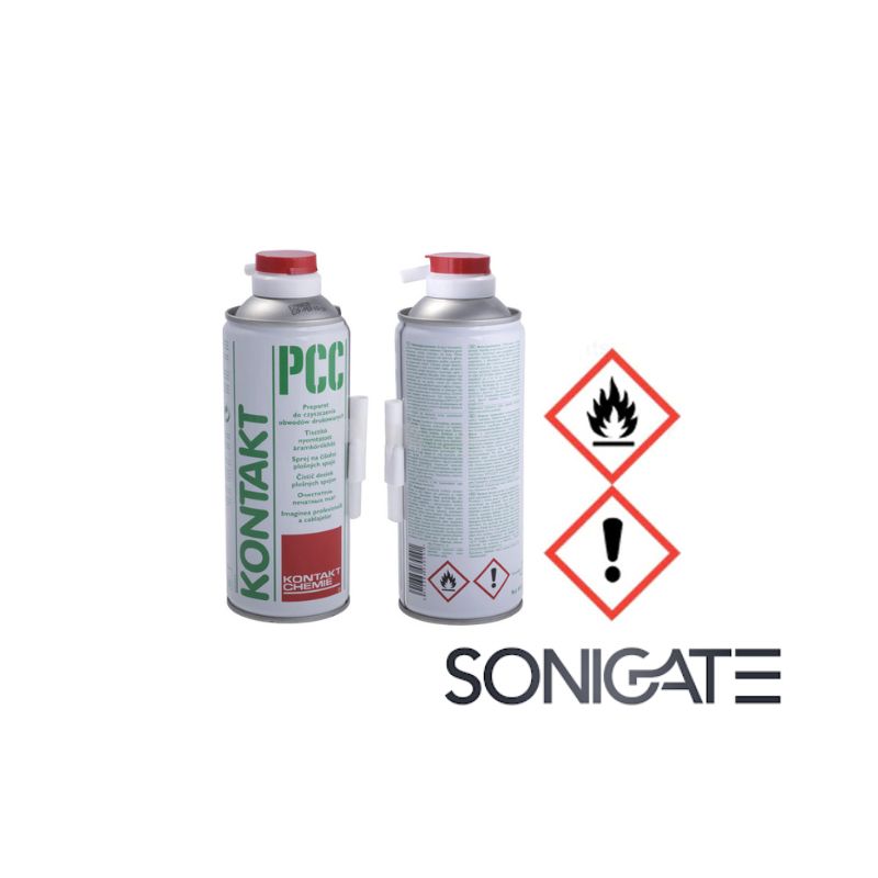 O Spray KONTAKT PCC é um limpador técnico de alta pureza para placas de circuito e componentes eletrónicos, com evaporação rápida e limpeza sem resíduos. Ideal para manutenção profissional e eletrónica de precisão.