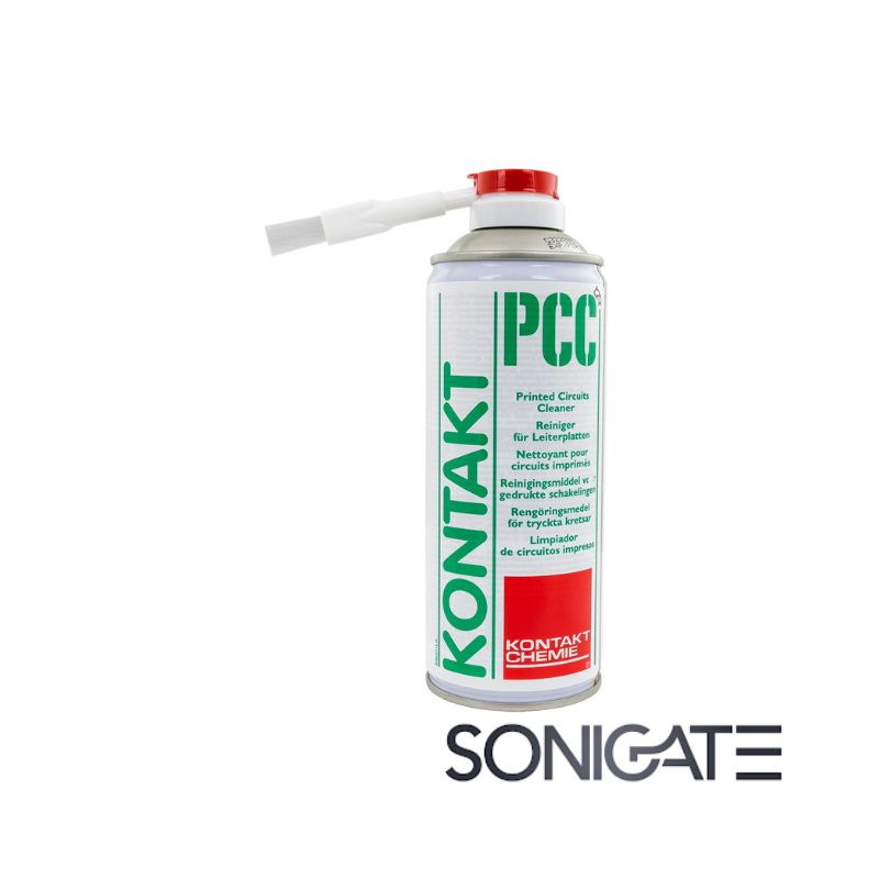O Spray KONTAKT PCC é um limpador técnico de alta pureza para placas de circuito e componentes eletrónicos, com evaporação rápida e limpeza sem resíduos. Ideal para manutenção profissional e eletrónica de precisão.