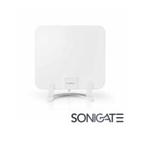 Antena TDT interior amplificada Nedis ANIR2502BK700 com ganho 30 dB. Melhora a recepção de canais TV digital terrestre em interiores. SoNIGATE LEIRITRONICA LEIRIA OUREM MARINHA GRANDE